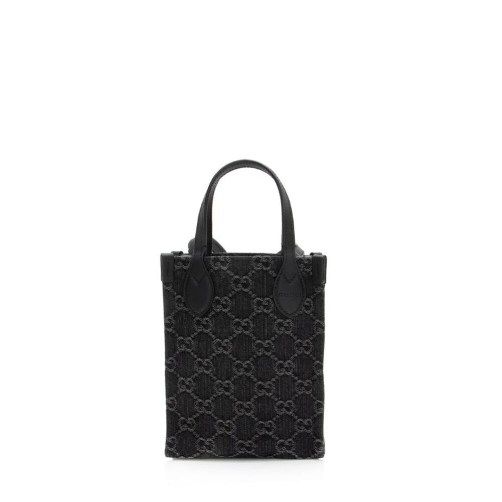Gucci GG Denim Ophidia Mini Tote - Picture 3 of 9